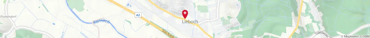Kartendarstellung des Standorts für Damian-Apotheke in 8501 Lieboch